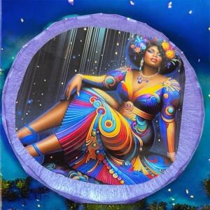 NORE’S NOVELTIES Single (not a set) Geometric Handcrafted Coasters "BELLA"
